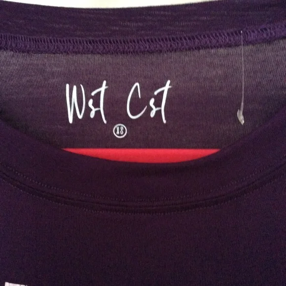 NWOT Wst Cst Graphic Crop Tee - Picture 4 of 4